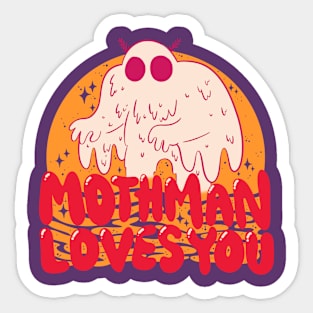 Mothman Loves You Sticker